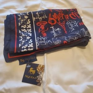 Niquead silk scarf